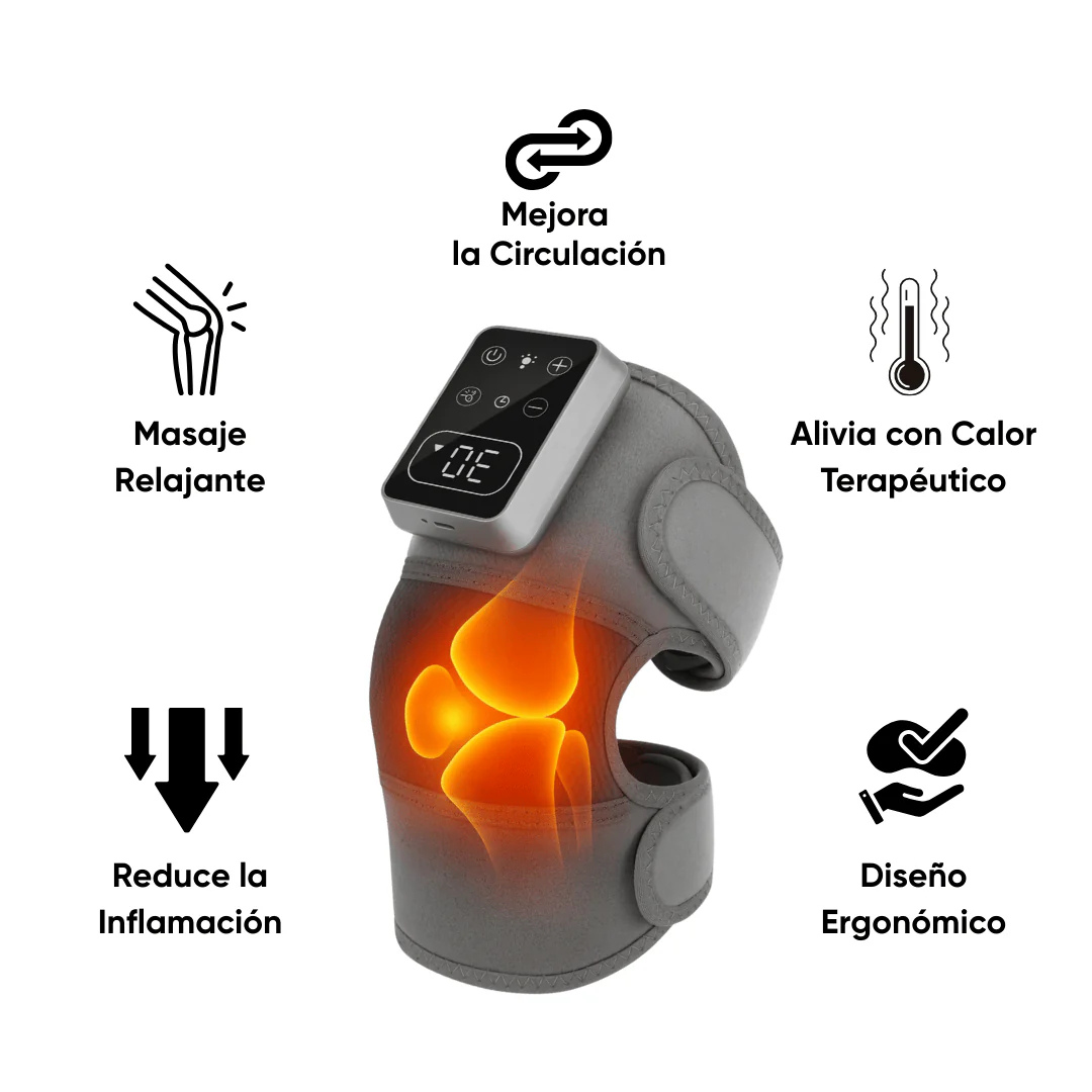 Rodillera Térmica Masajeadora