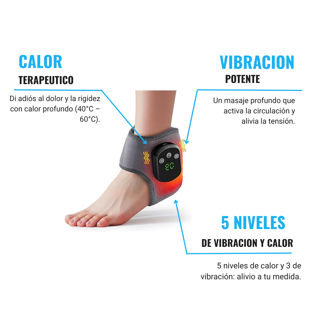 Tobillera Térmica Masajeadora - Therma Calm®