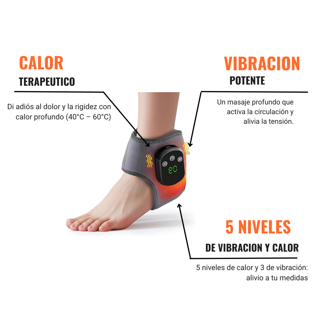 Tobillera Térmica Masajeadora - Therma Calm®